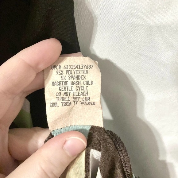 Tempted Hearts Women's XL Geometric Abstract Y2K Top - Picture 10 of 10